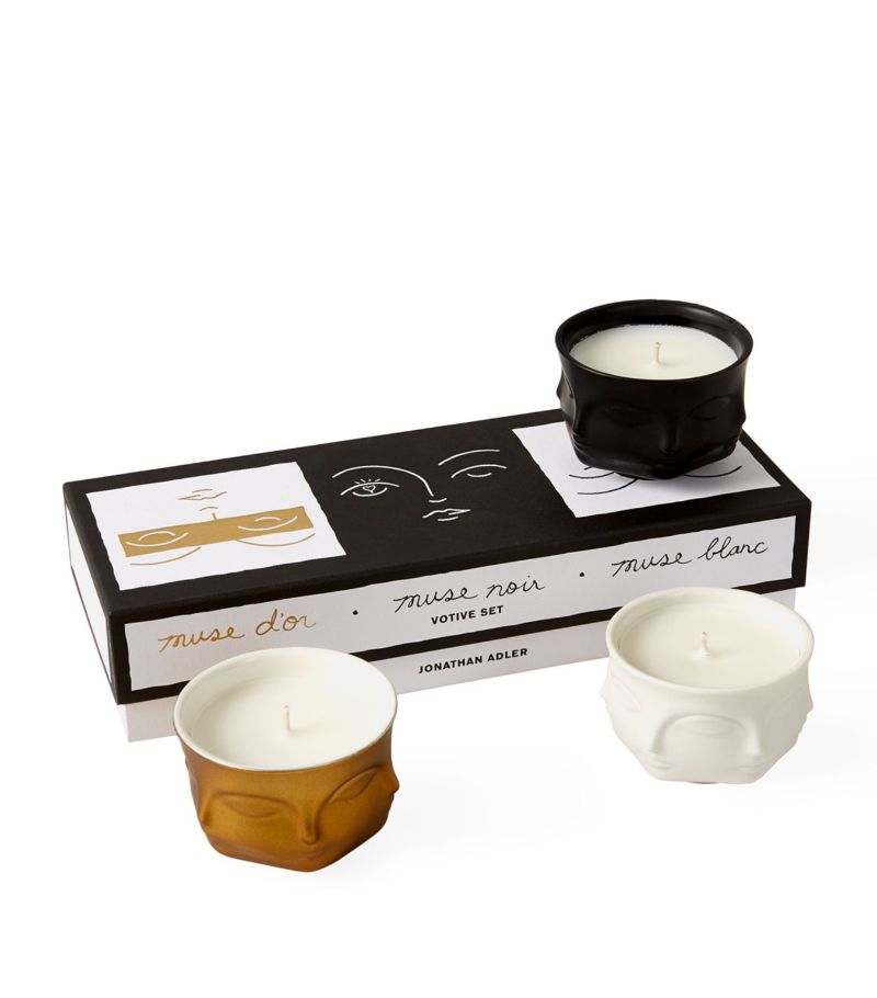 Jonathan Adler Jonathan Adler Muse Votive Candle Set (3 x 74g)