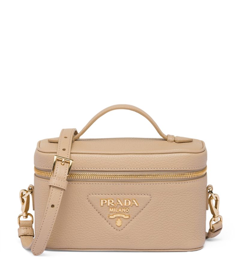 Prada Prada Mini Leather Top-Handle Bag