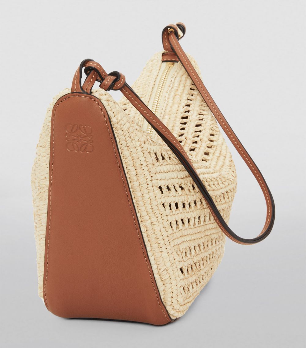 Loewe Loewe X Paula'S Ibiza Mini Raffia Hammock Shoulder Bag