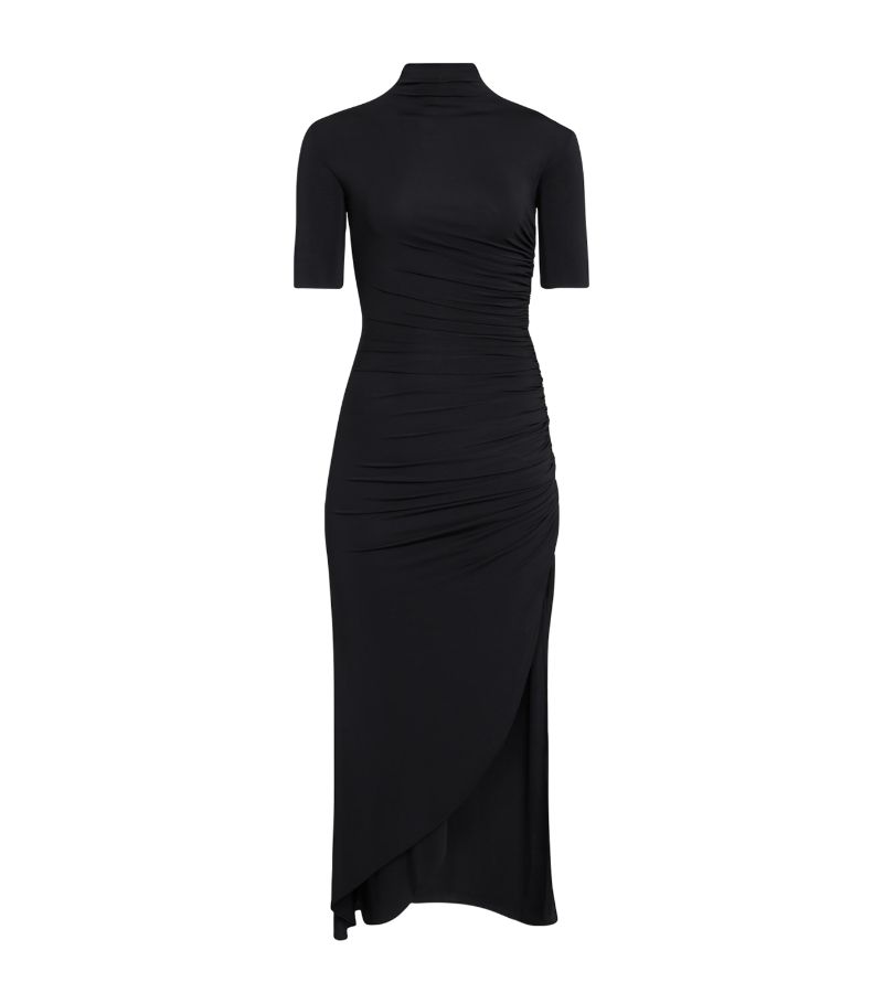 Alaïa Alaïa Ruched Midi Dress