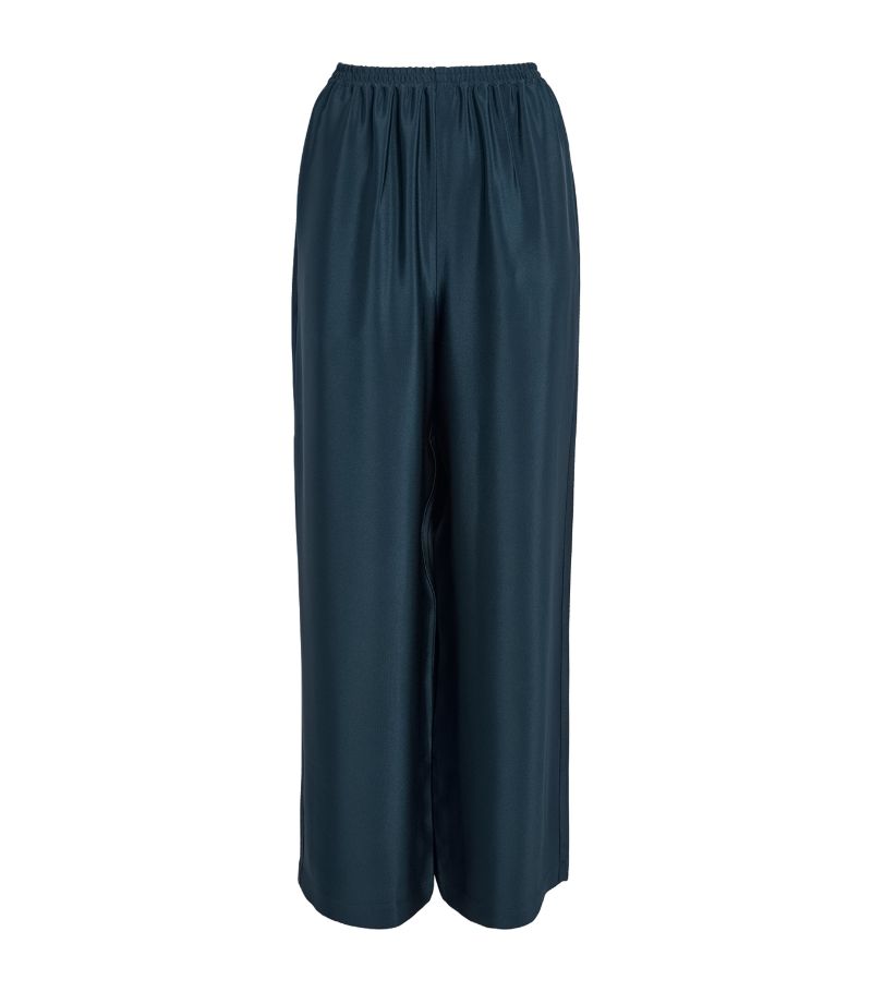 Eskandar Eskandar Silk Wide-Leg Trousers