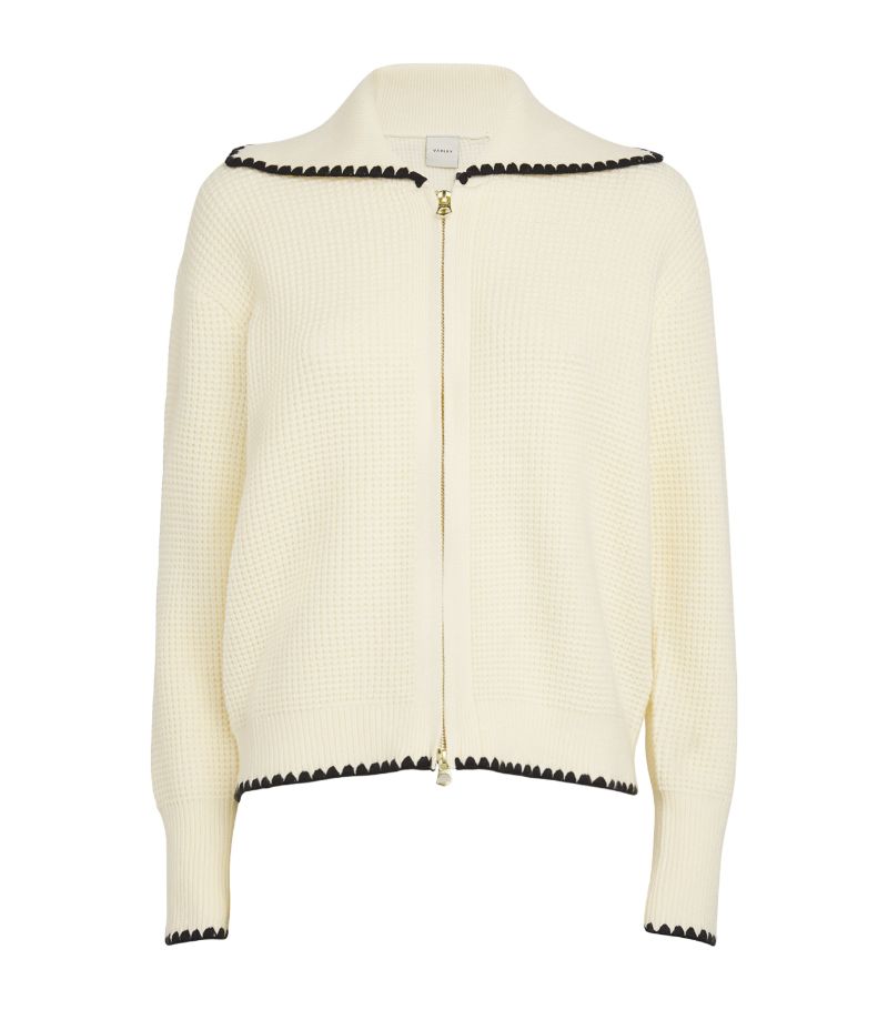 Varley Varley Waffle-Knit Sibley Cardigan