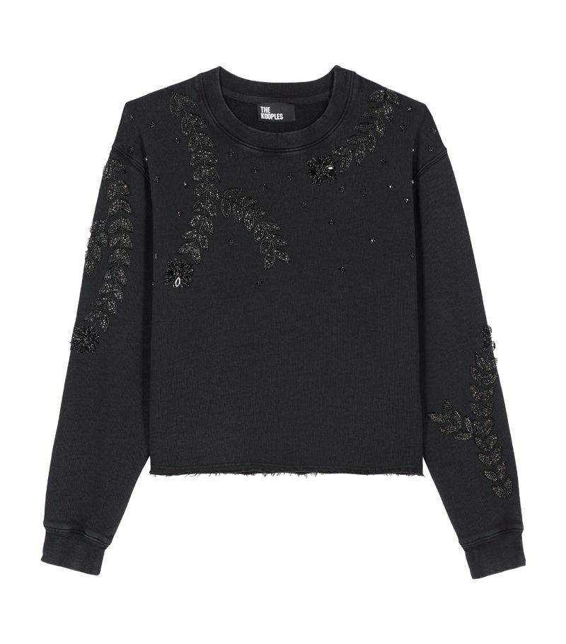 The Kooples The Kooples Bijou Embroidery Sweatshirt