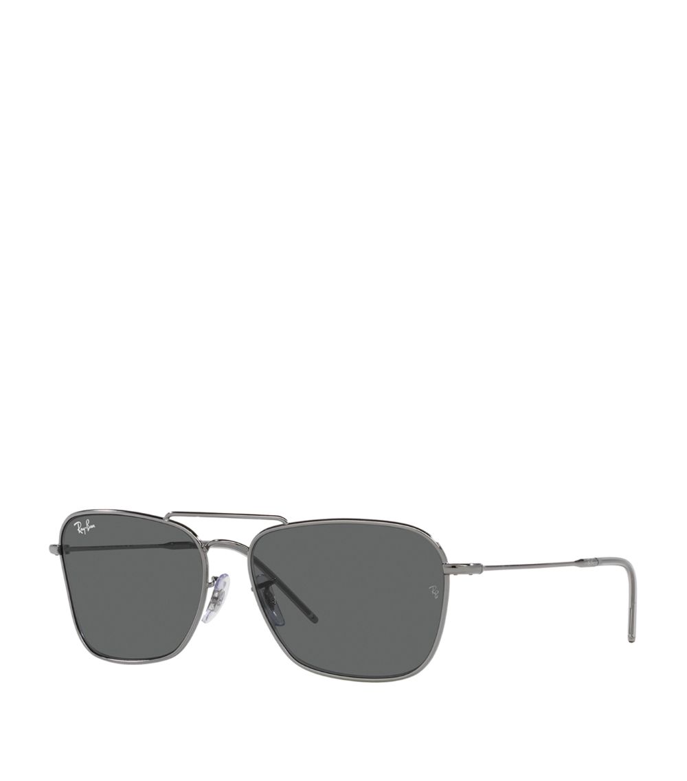 Ray-Ban Ray-Ban Gunmetal Square Sunglasses