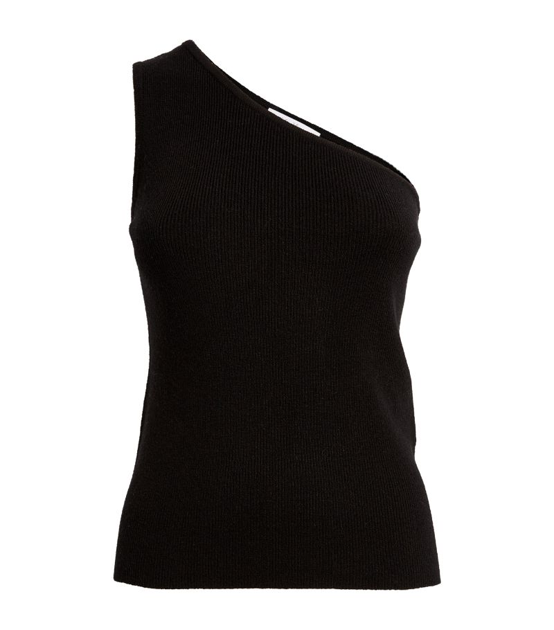 Max Mara Max Mara Wool-Cashmere One-Shoulder Tank Top