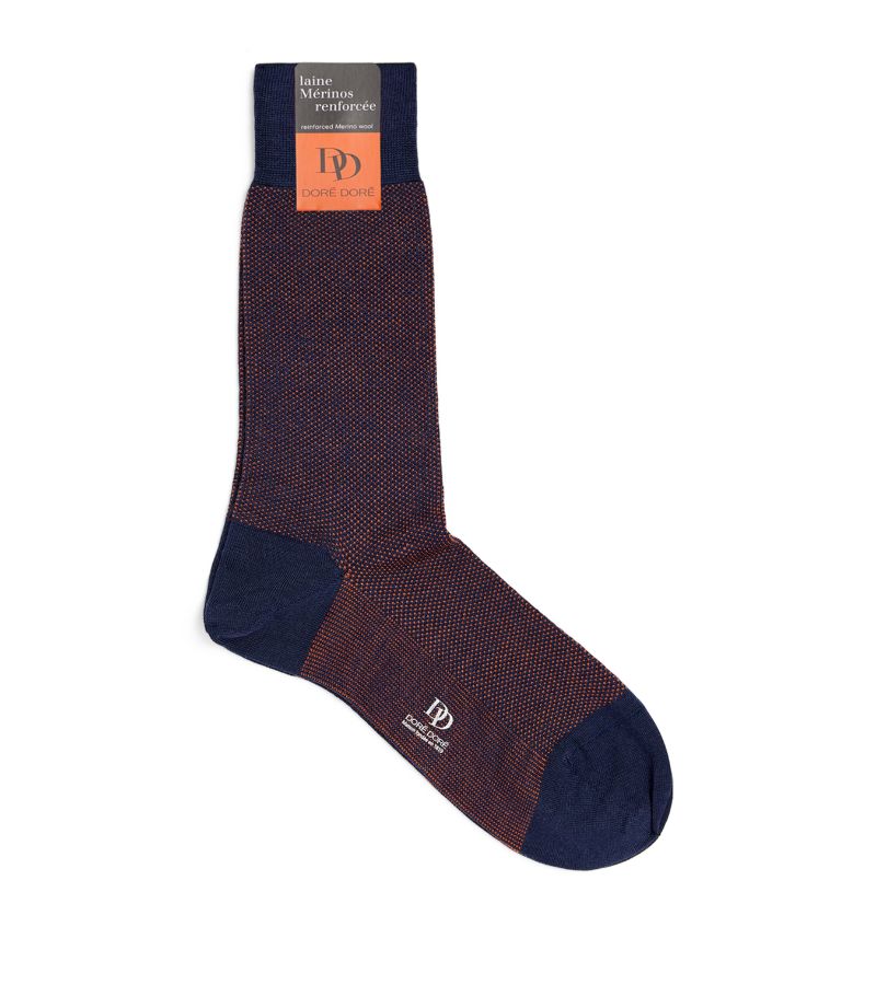 Doré Doré Doré Doré Wool-Blend Reinforced Socks