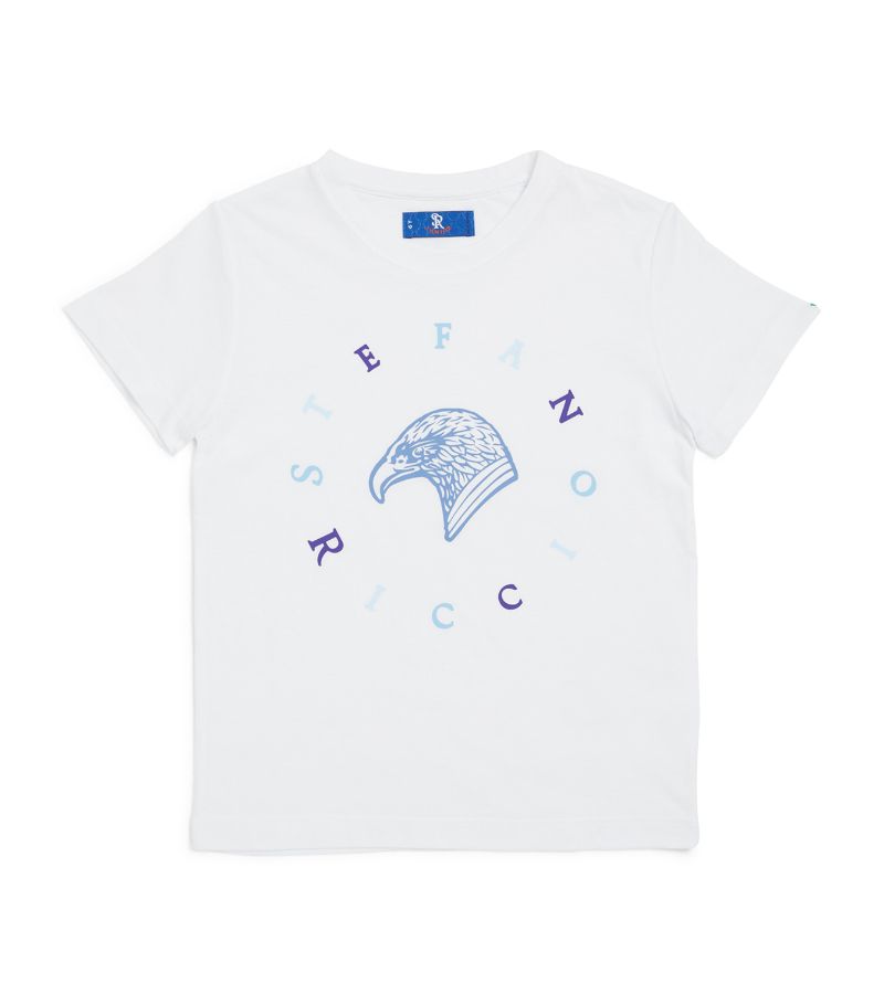 Stefano Ricci Stefano Ricci Kids Eagle-Print Logo T-Shirt (4-16 Years)