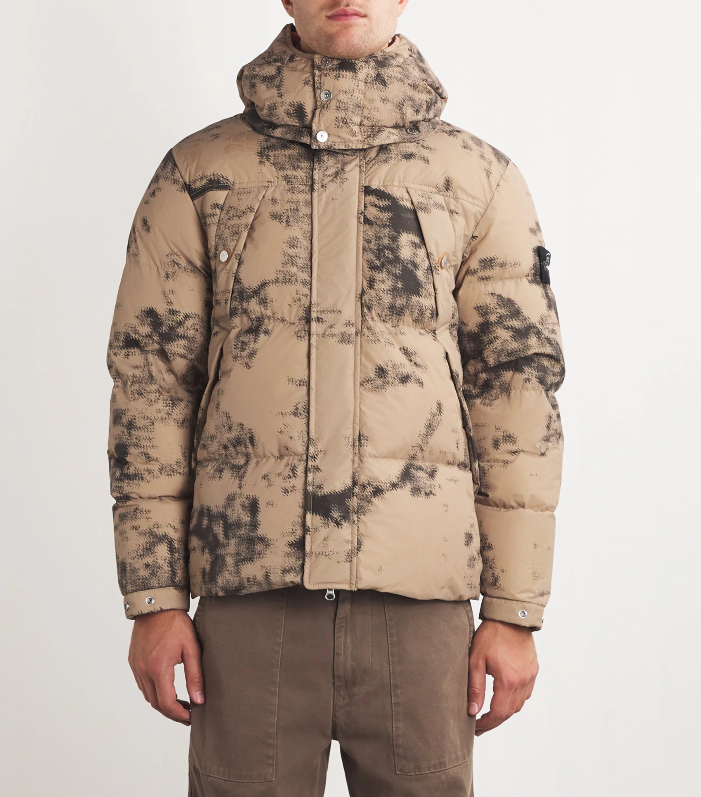 Stone Island Stone Island Thermo-Reactive Camouflage Puffer Jacket