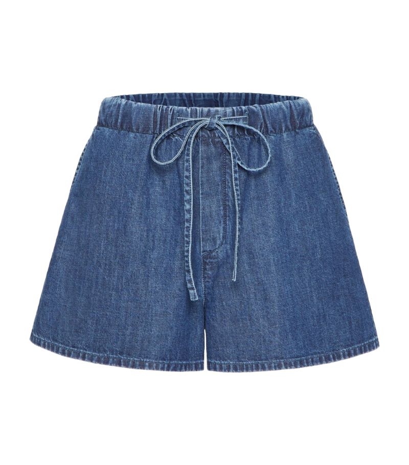 VALENTINO GARAVANI Valentino Garavani Drawstring Denim Shorts