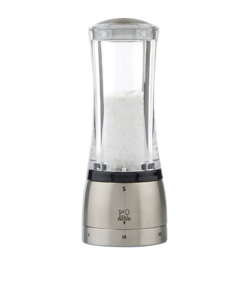 Peugeot Peugeot Stainless Steel And Acrylic Daman U'Select Salt Mill (16Cm)