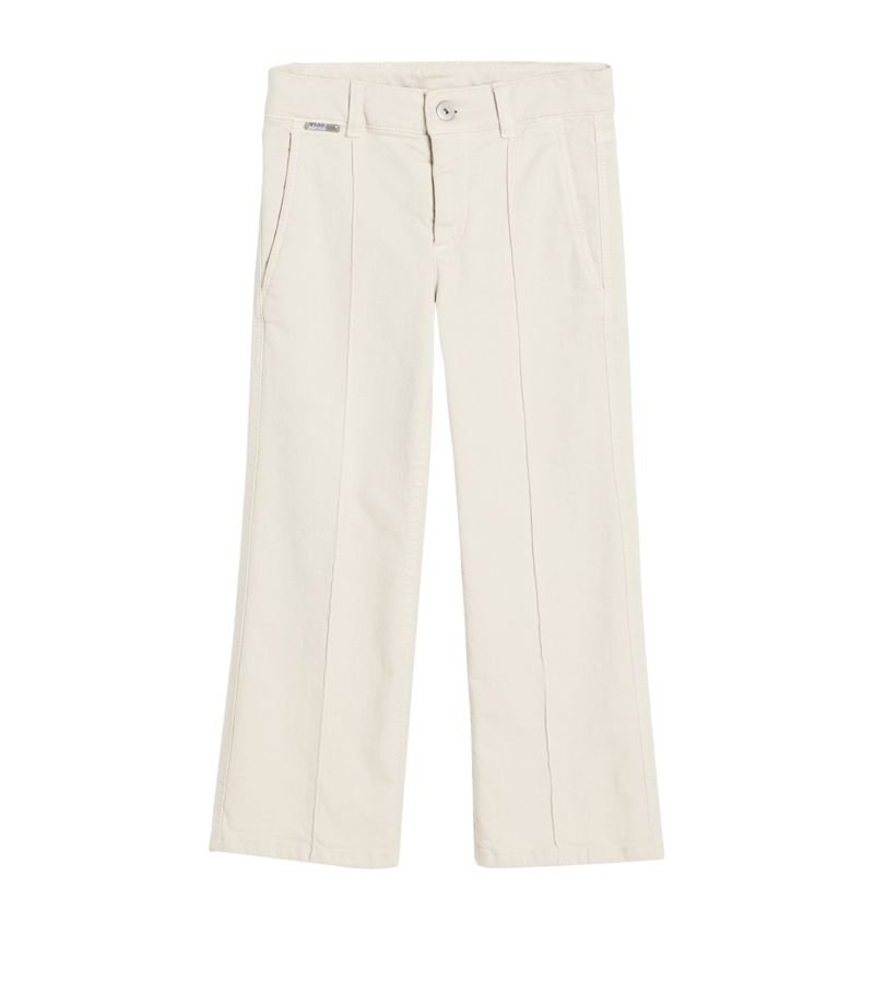 Brunello Cucinelli Kids Brunello Cucinelli Kids Cotton Comfort Flared Jeans