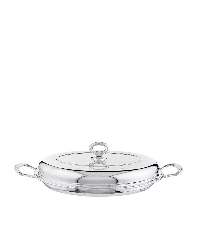 Greggio Greggio Silver Plated Georgian Oval Serving Dish (25 X 33Cm)