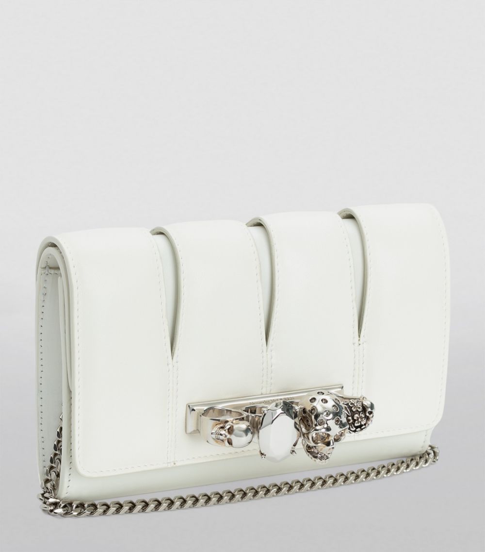 Alexander McQueen Alexander Mcqueen Leather Slash Clutch Bag