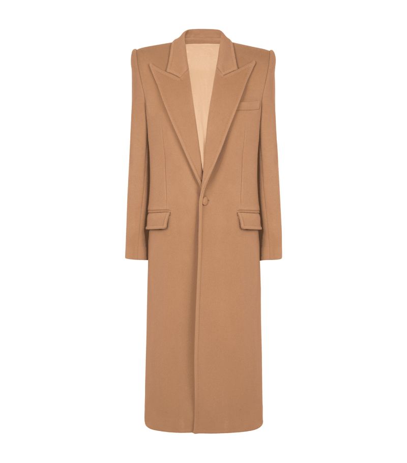 Balmain Balmain Virgin Wool-Cashmere Coat