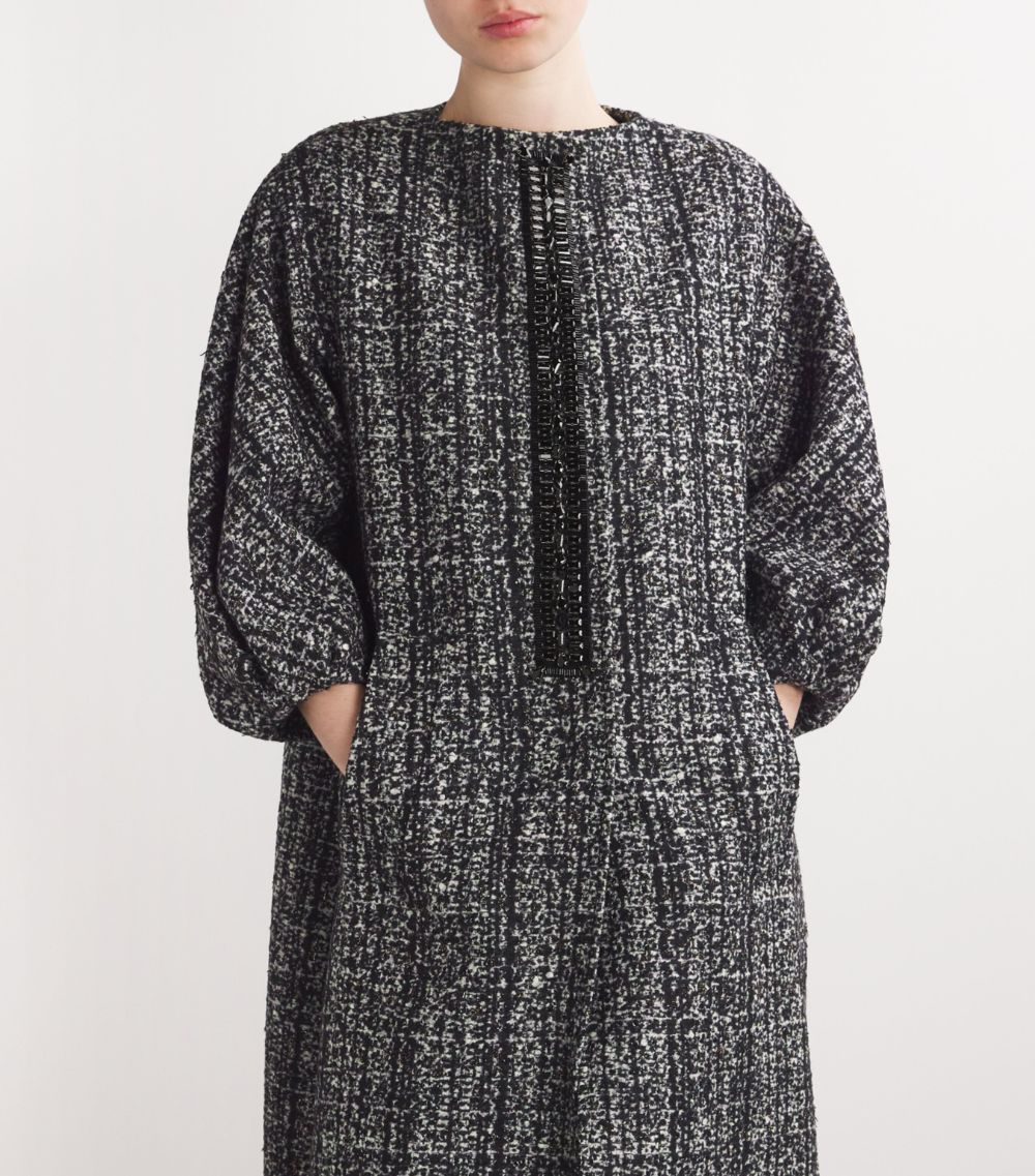 Max Mara Max Mara Wool-Blend Embellished Coat