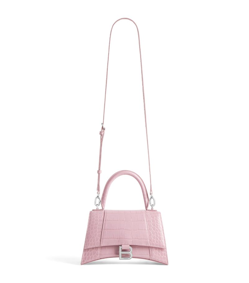 Balenciaga Balenciaga Small Leather Hourglass Top-Handle Bag