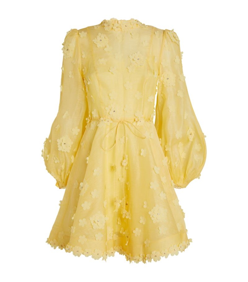 Zimmermann Zimmermann Mini Floral Applique Dress