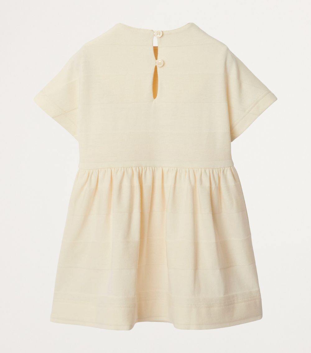 Burberry Burberry Kids Cotton Ekd Dress (6-24 Months)