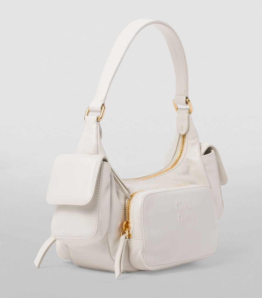 Miu Miu Miu Miu Leather Pocket Shoulder Bag