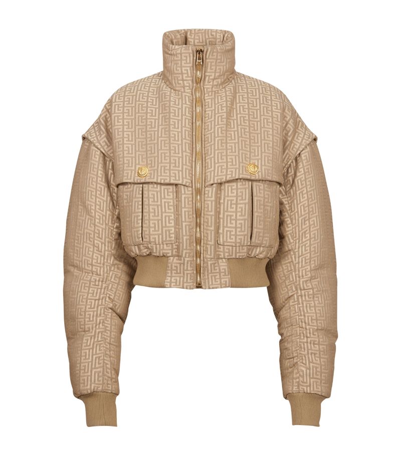 Balmain Balmain Padded Labyrinth Bomber Jacket