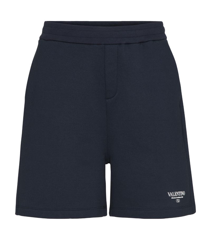 Valentino Valentino Cotton-Blend Jersey Shorts