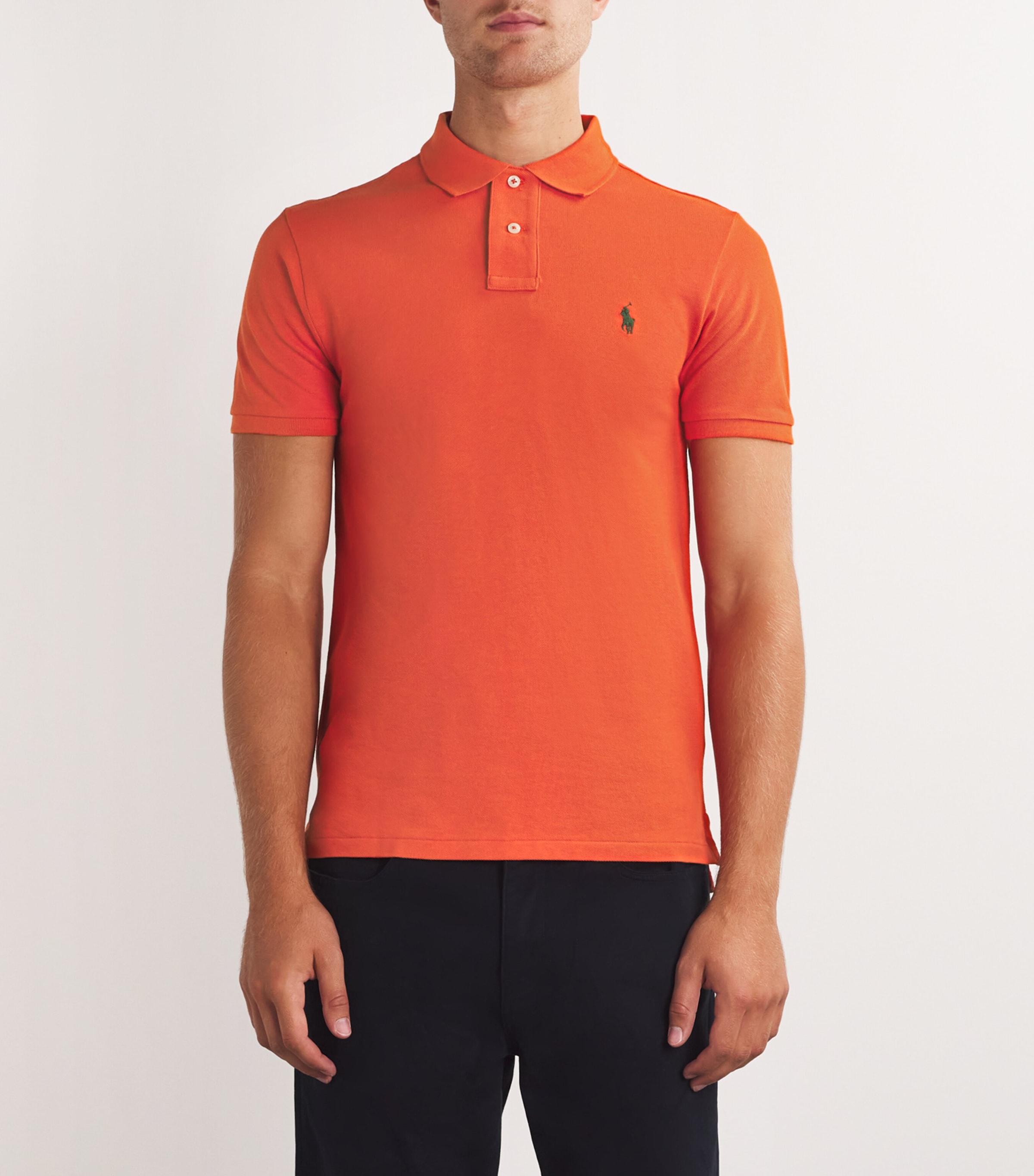 Polo Ralph Lauren Polo Ralph Lauren Cotton Mesh Slim-Fit Polo Shirt