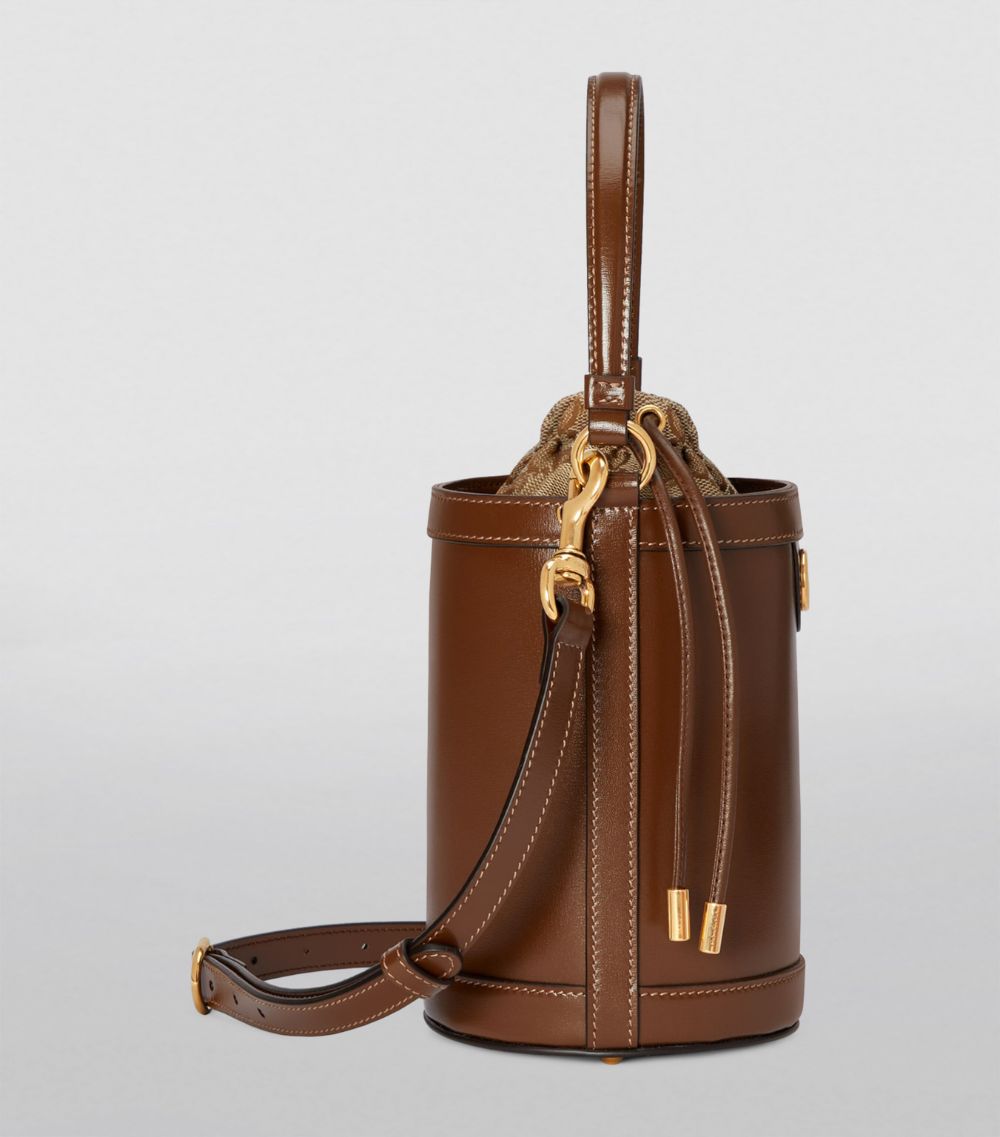 Gucci Gucci Mini Leather Ophidia Bucket Bag