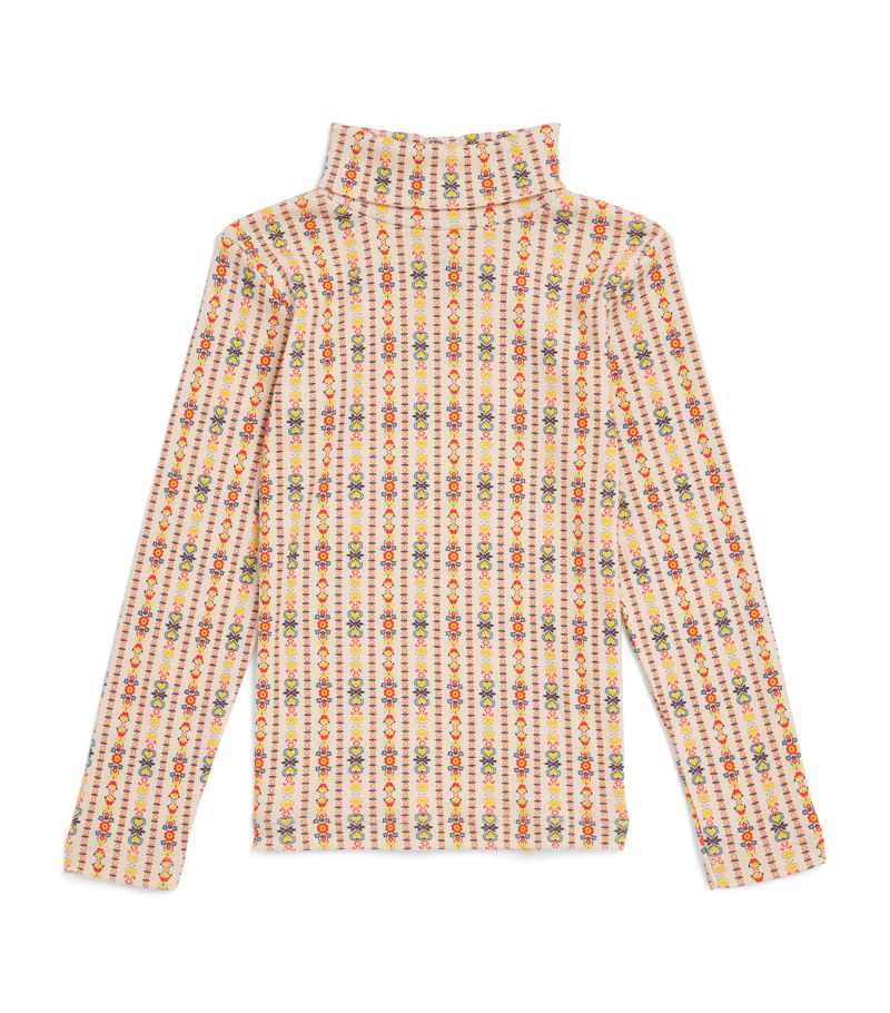  Misha & Puff Geometric Print Rollneck Sweater (2-10 Years)