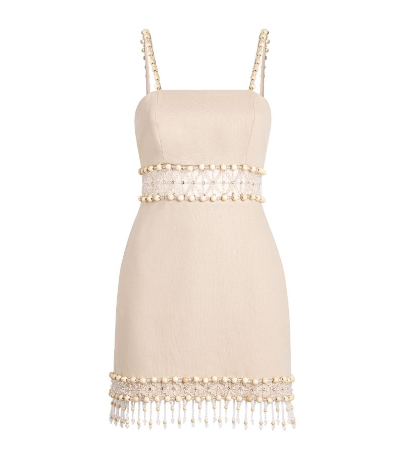 Patbo Patbo Bead-Embellished Mini Dress