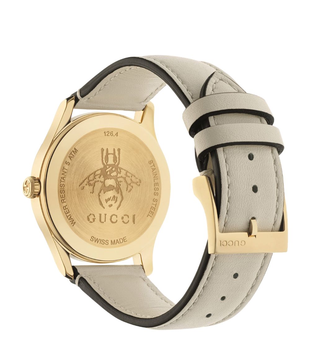 Gucci Gucci Gold-Plated G-Timeless Watch 38Mm