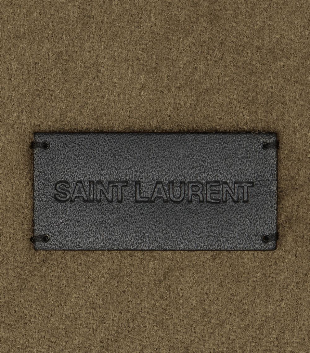 Saint Laurent Saint Laurent Cashmere Fringed Scarf