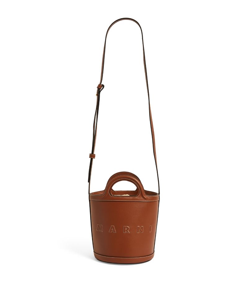 Marni Marni Mini Leather Bucket Bag