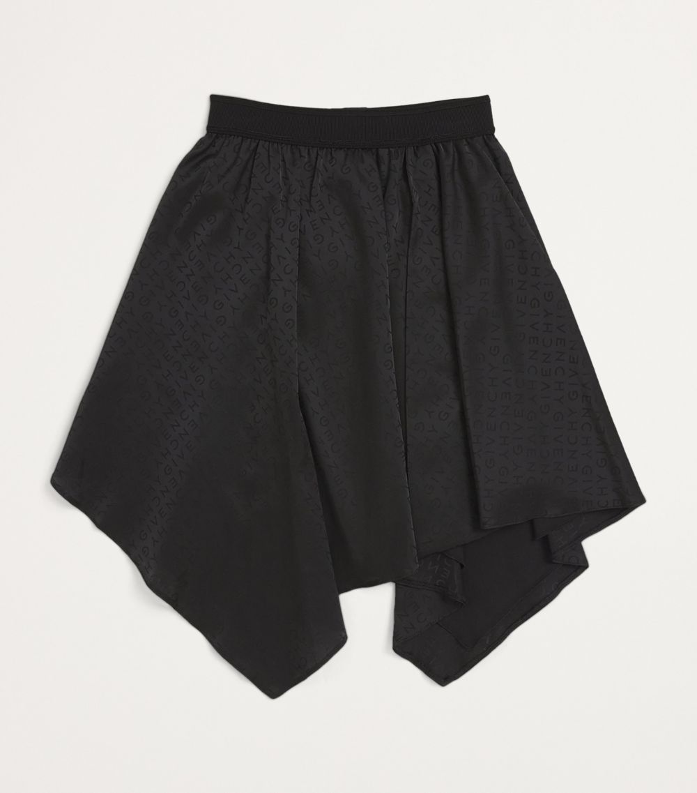 Givenchy Givenchy Kids Asymmetric Logo Skirt (4-12 Years)