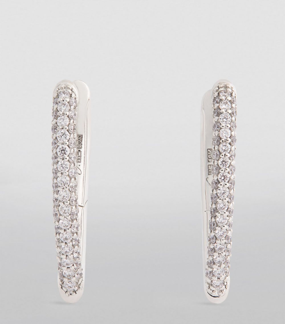 Engelbert Engelbert White Gold And Diamond Drop Link Earrings