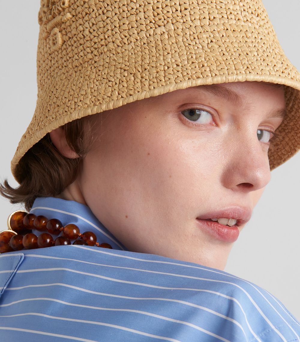 Prada Prada Crochet Bucket Hat