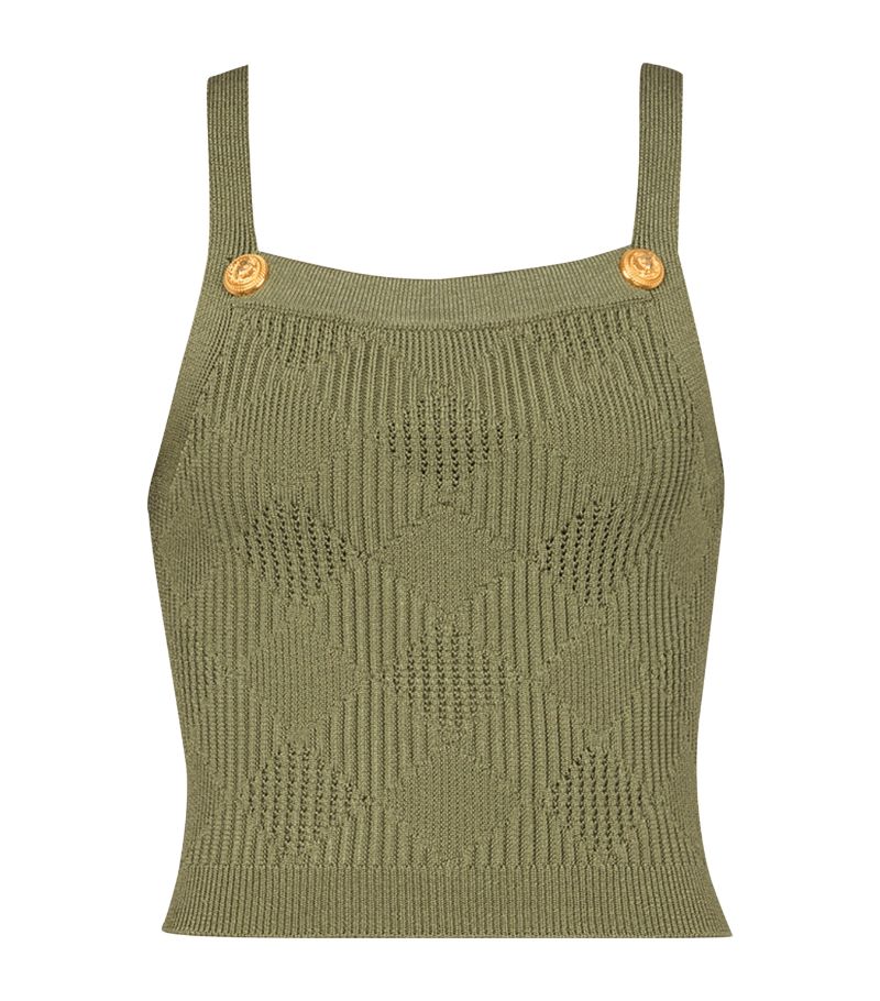 Balmain Balmain Knitted Tank Top