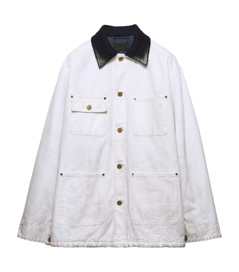 Prada Prada Canvas Oversized Shirt Jacket