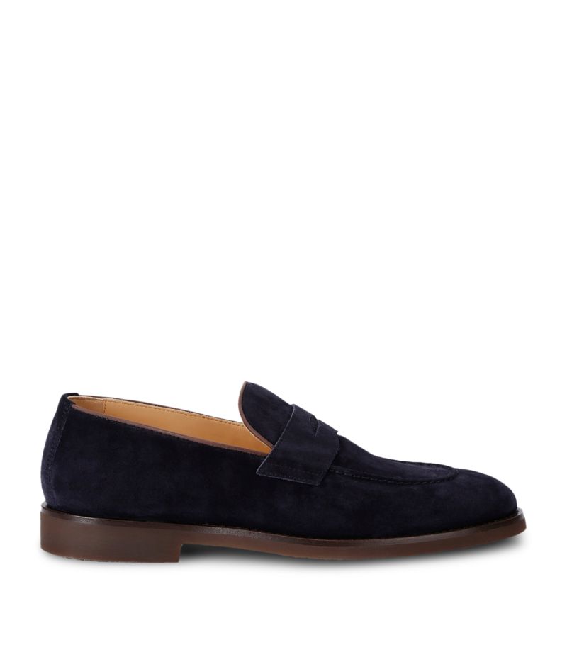 Brunello Cucinelli Brunello Cucinelli Suede Flex Penny Loafers