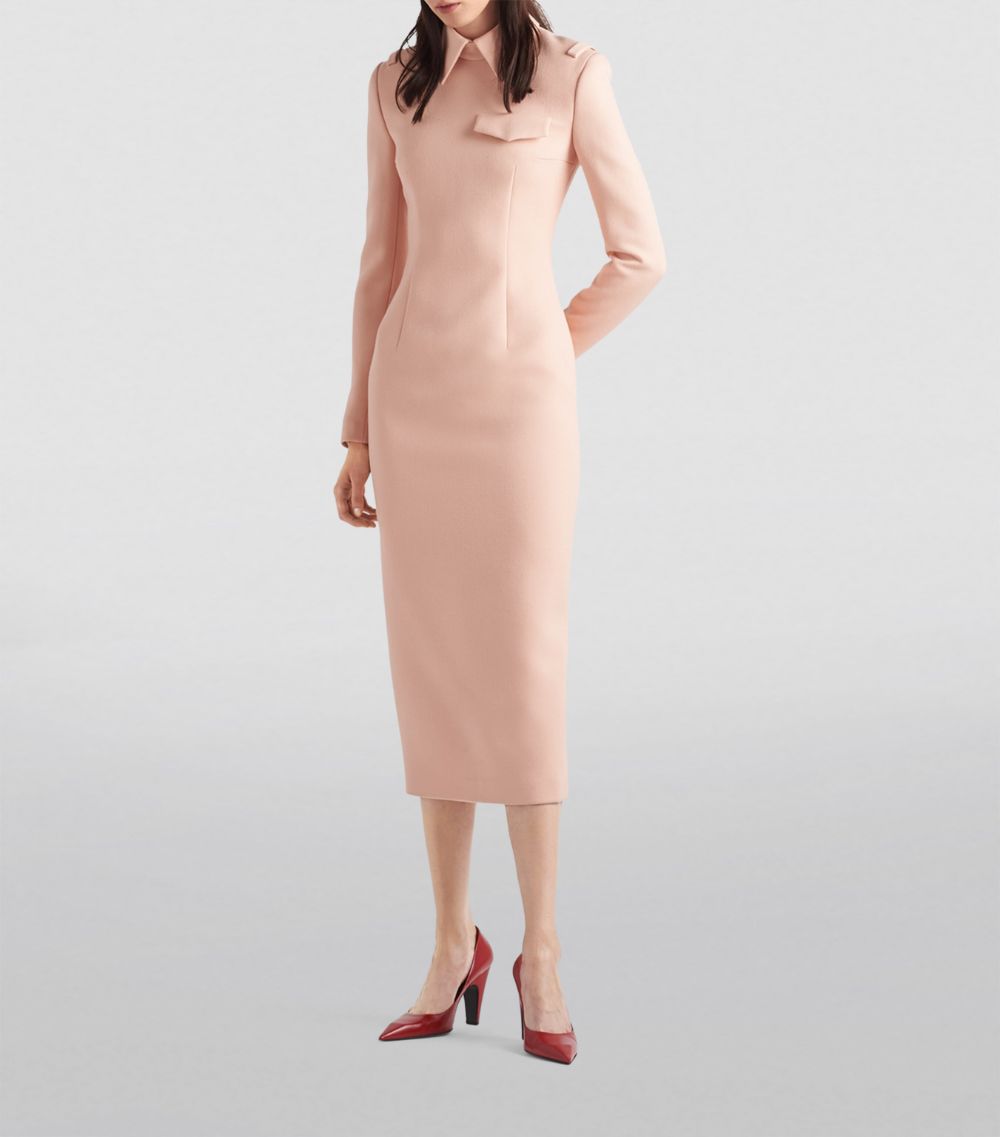 Prada Prada Wool Stretch-Weave Dress