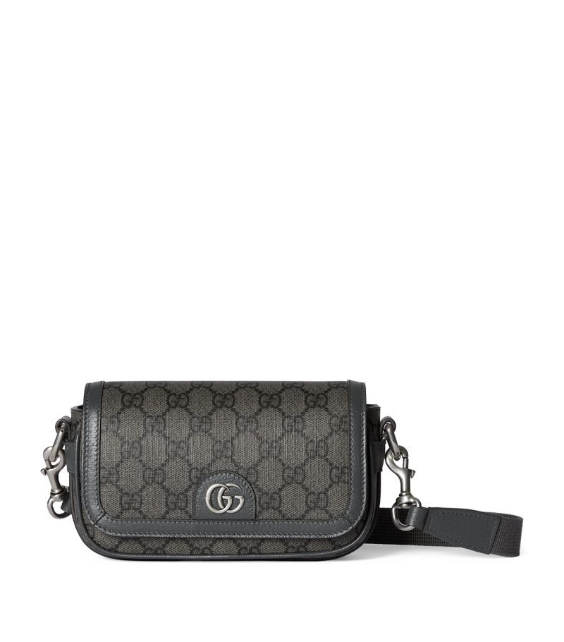 Gucci Gucci Super Mini Gg Supreme Canvas Ophidia Cross-Body Bag