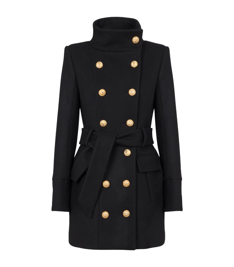 Balmain Balmain Double-Breasted Overcoat