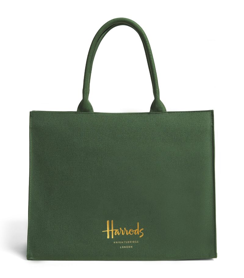 Harrods Harrods Large Cotton Logo Tote Bag