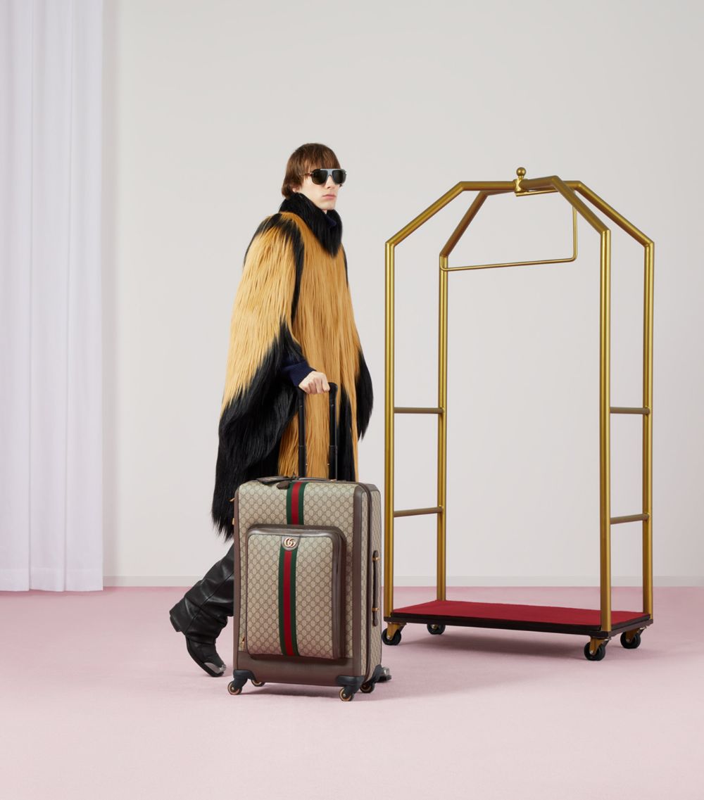 Gucci Gucci Gucci Savoy Check-In Suitcase (73Cm)