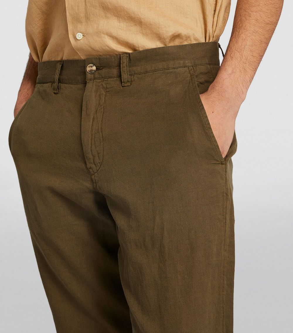 Polo Ralph Lauren Polo Ralph Lauren Linen-Cotton Straight Trousers