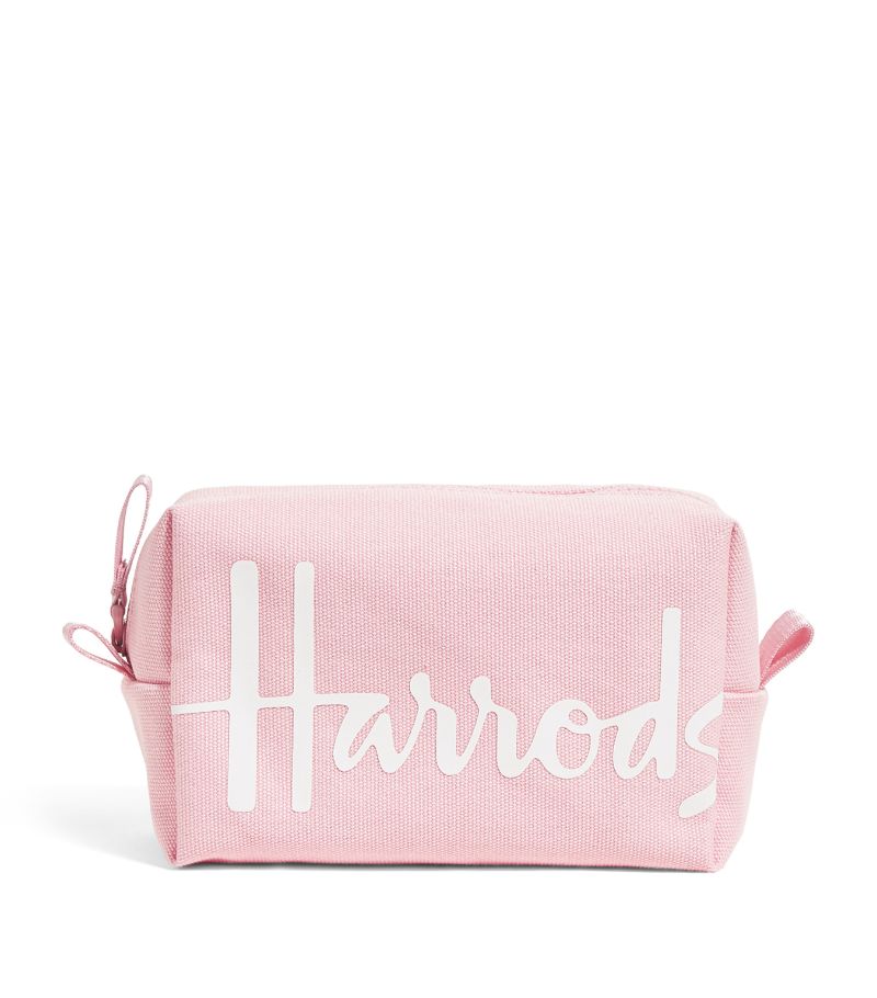 Harrods Harrods Cotton Logo Cosmetics Bag