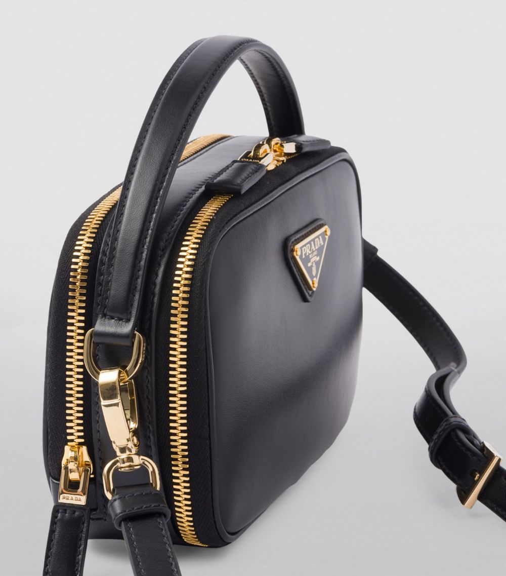 Prada Prada Mini Leather Top-Handle Bag