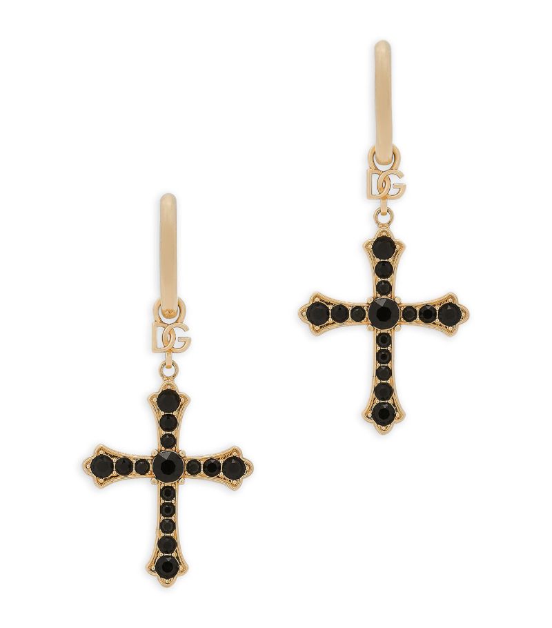 Dolce & Gabbana Dolce & Gabbana Cross Pendant Earrings