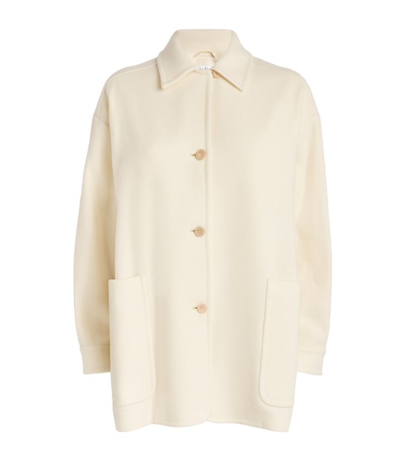 Max Mara Max Mara Alpaca-Cashmere Shirt Jacket