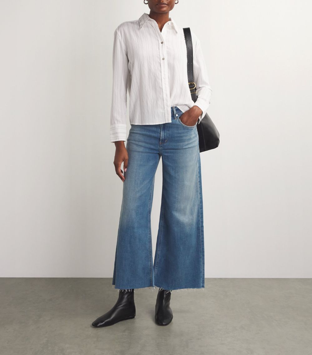 Citizens Of Humanity Citizens Of Humanity Lyra Cropped Wide-Leg Jeans