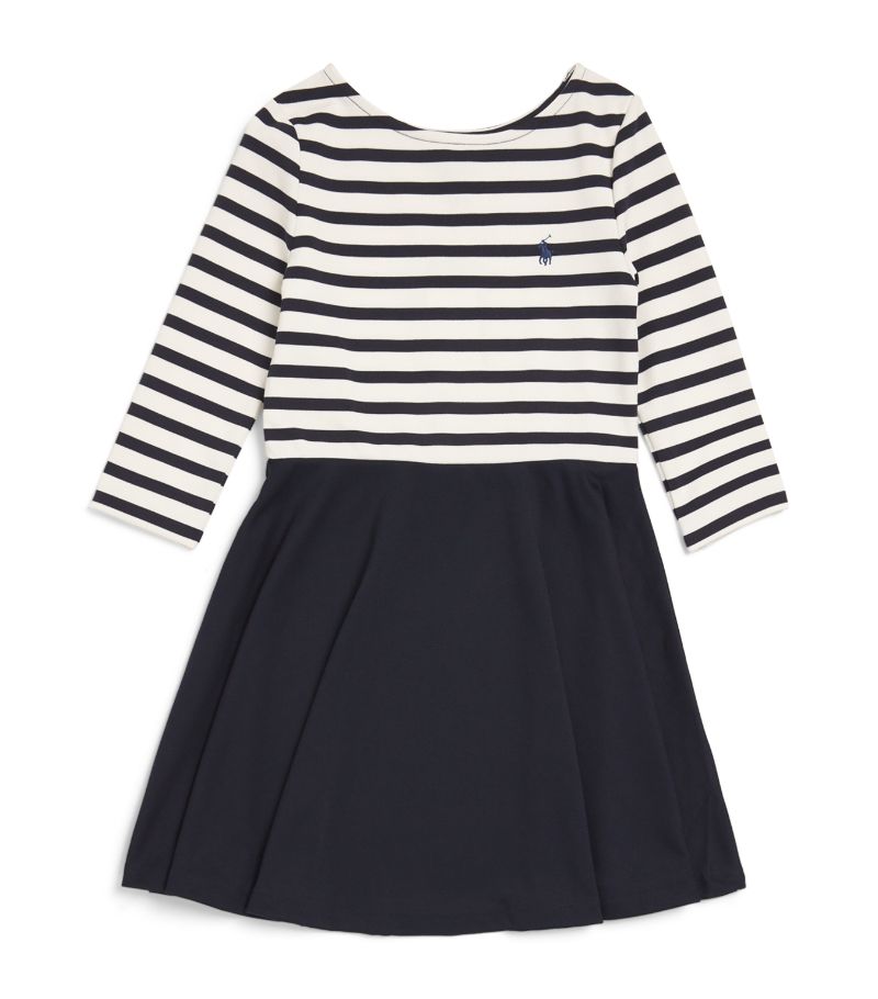 Polo Ralph Lauren Polo Ralph Lauren Kids Striped Logo Dress (7-14 Years)